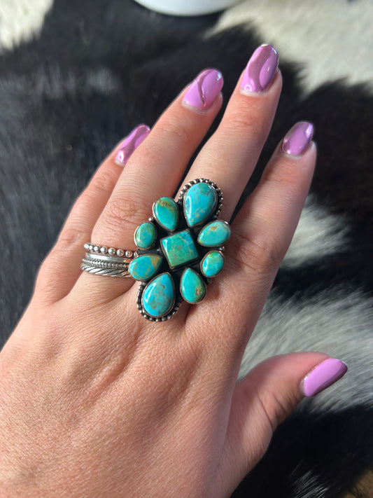 Turquoise Copper Ring