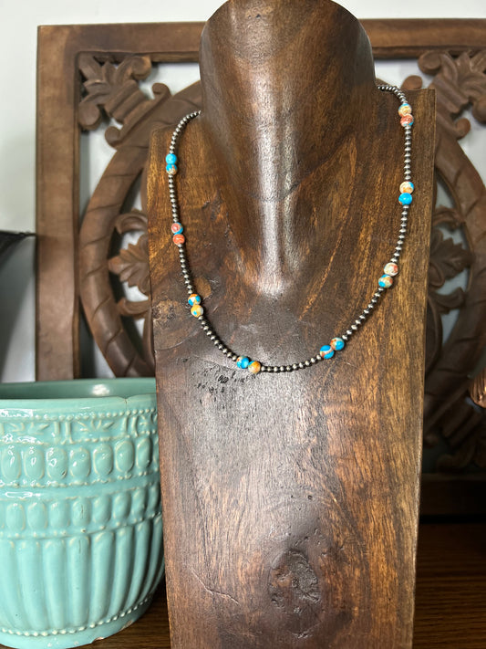 Spiny Turquoise Necklace