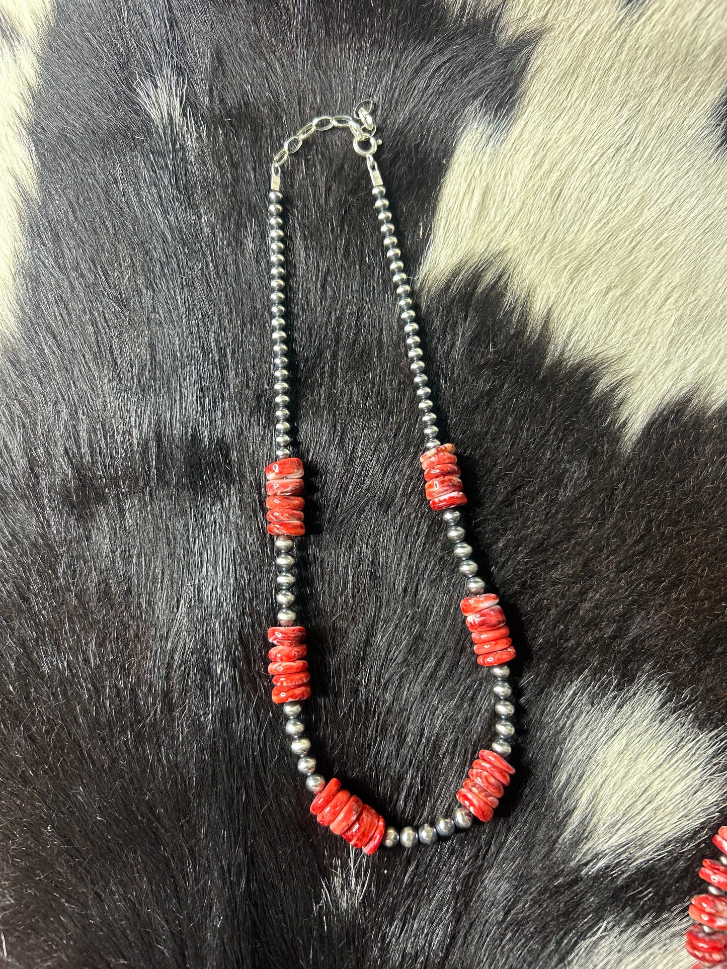Red Spiny Necklace