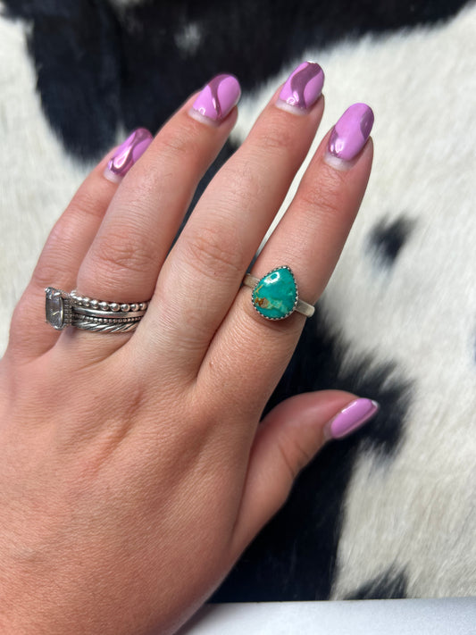 Pilot Mountain Turquoise Ring