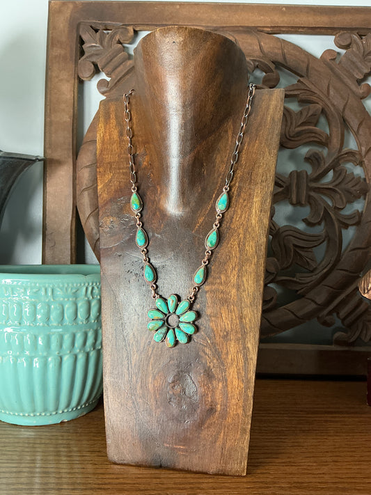 Turquoise Copper Necklace