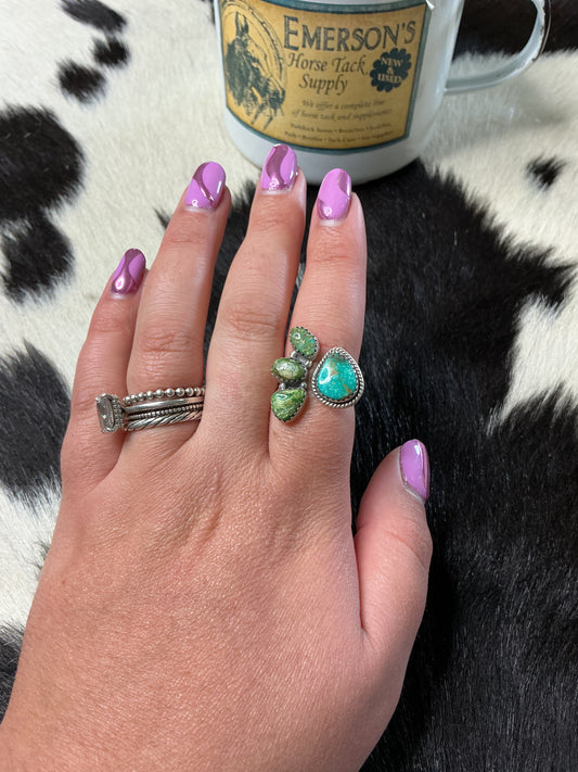 Turquoise Floater Ring