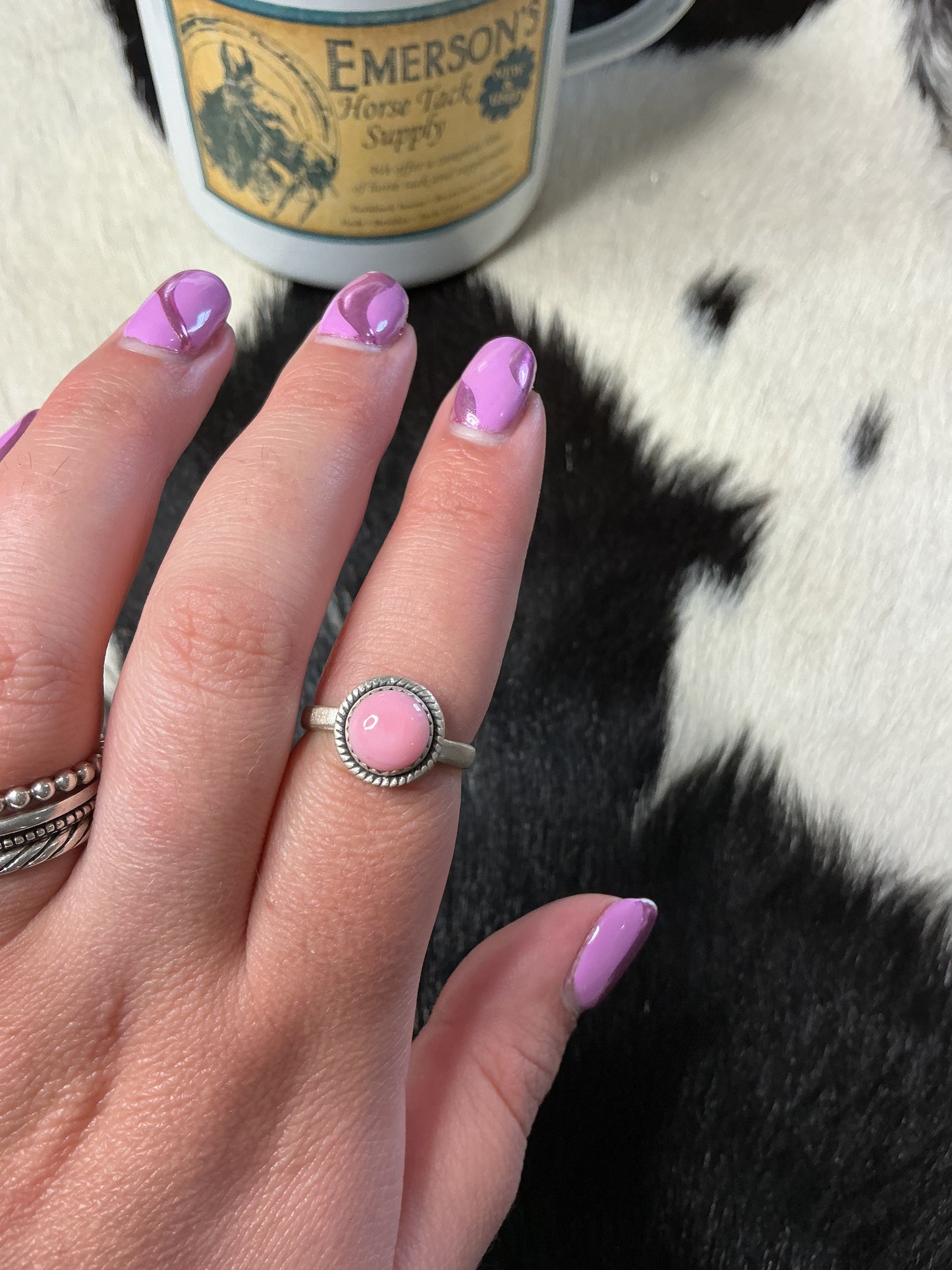 Pink Conch Ring