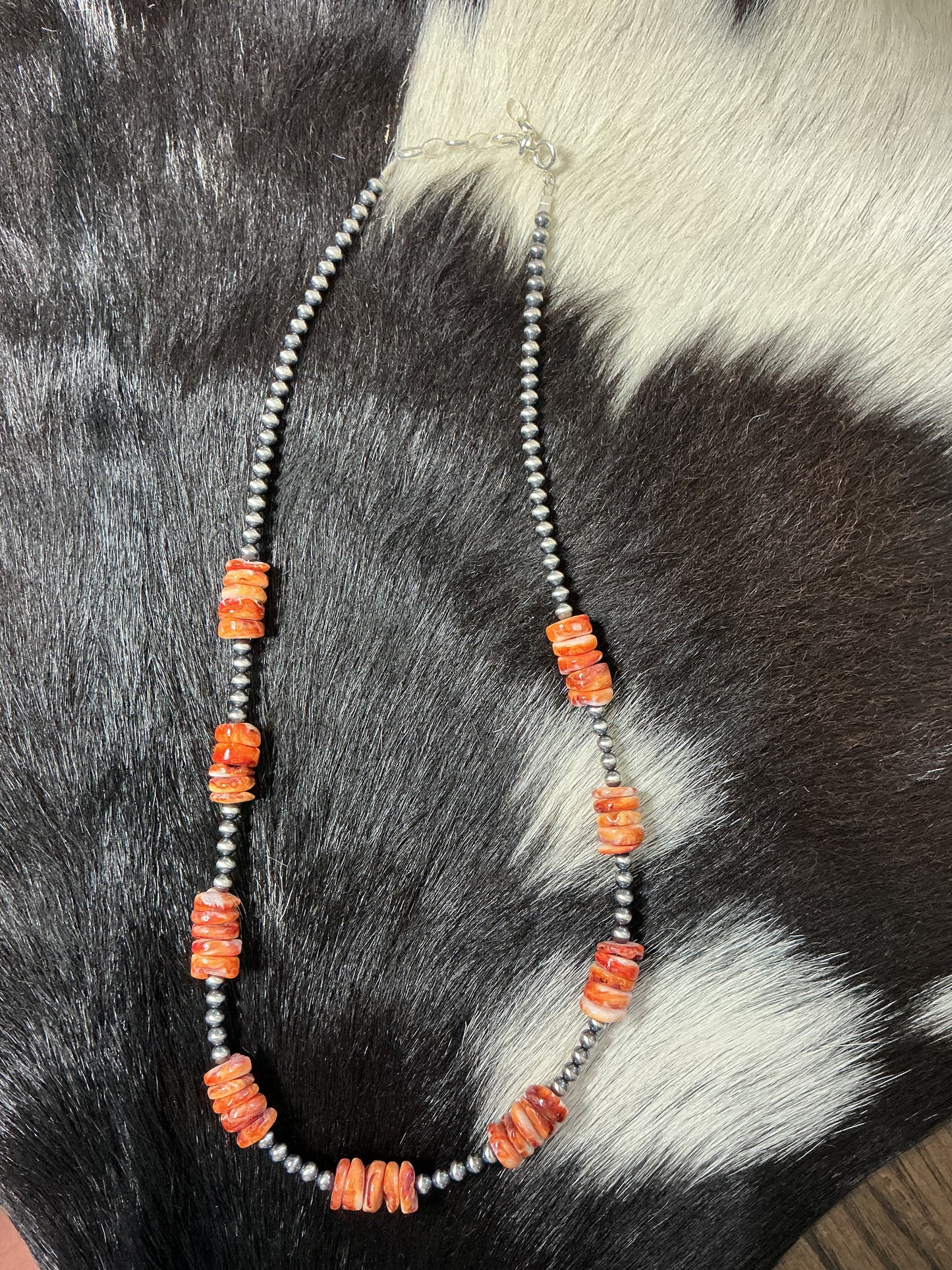 Orange Spiny Necklace