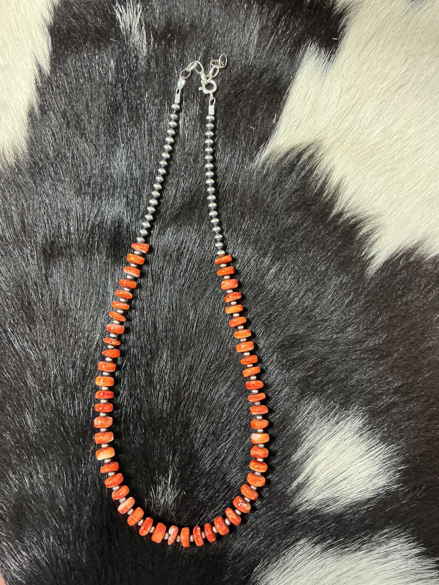 Orange Spiny Necklace