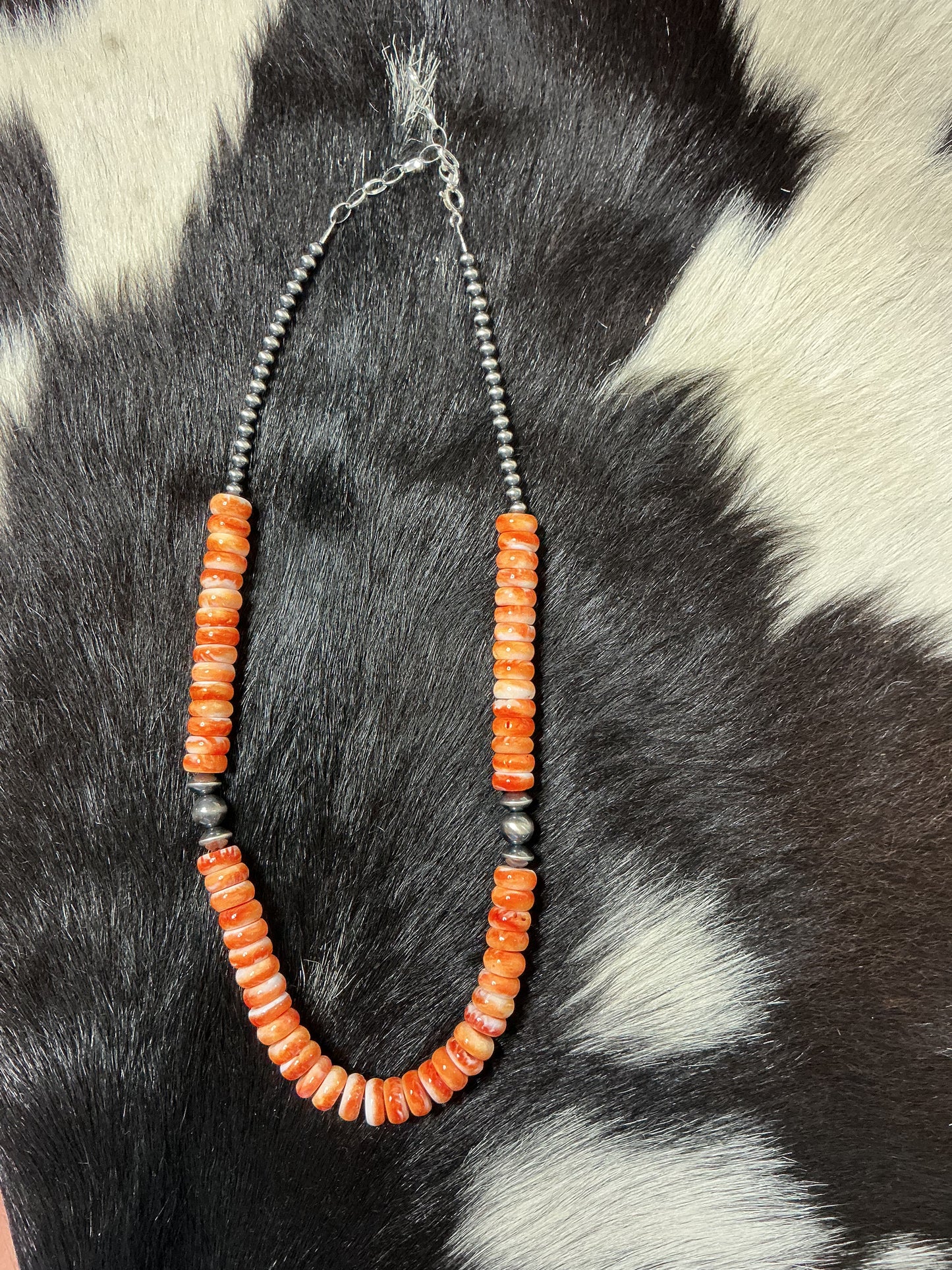 Orange Spiny Necklace