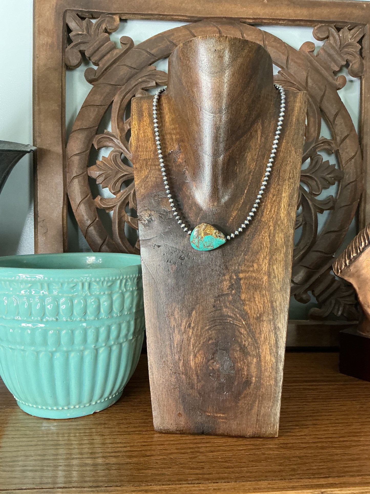 Turquoise Chunk Necklace