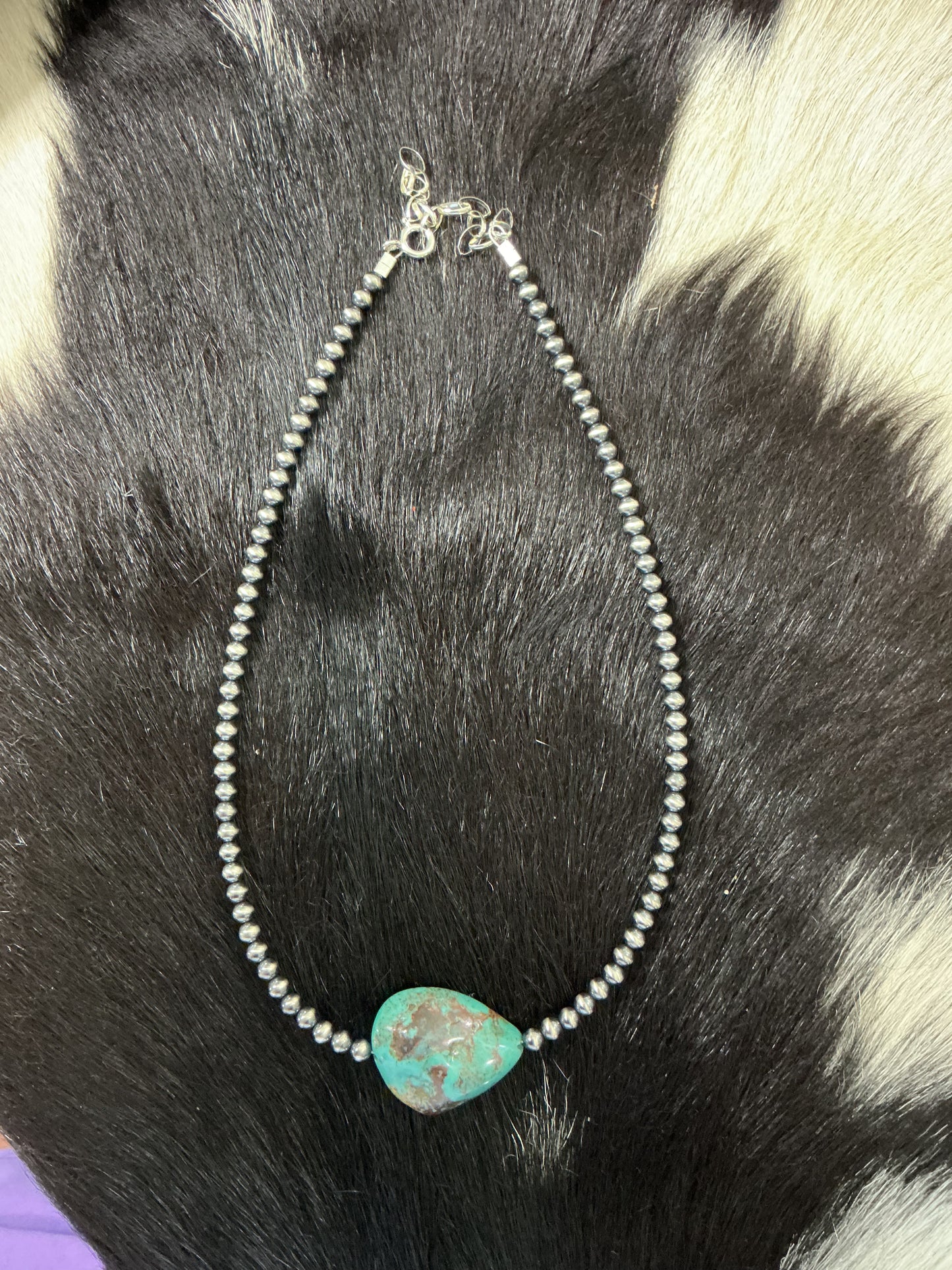 Turquoise Chunk Necklace