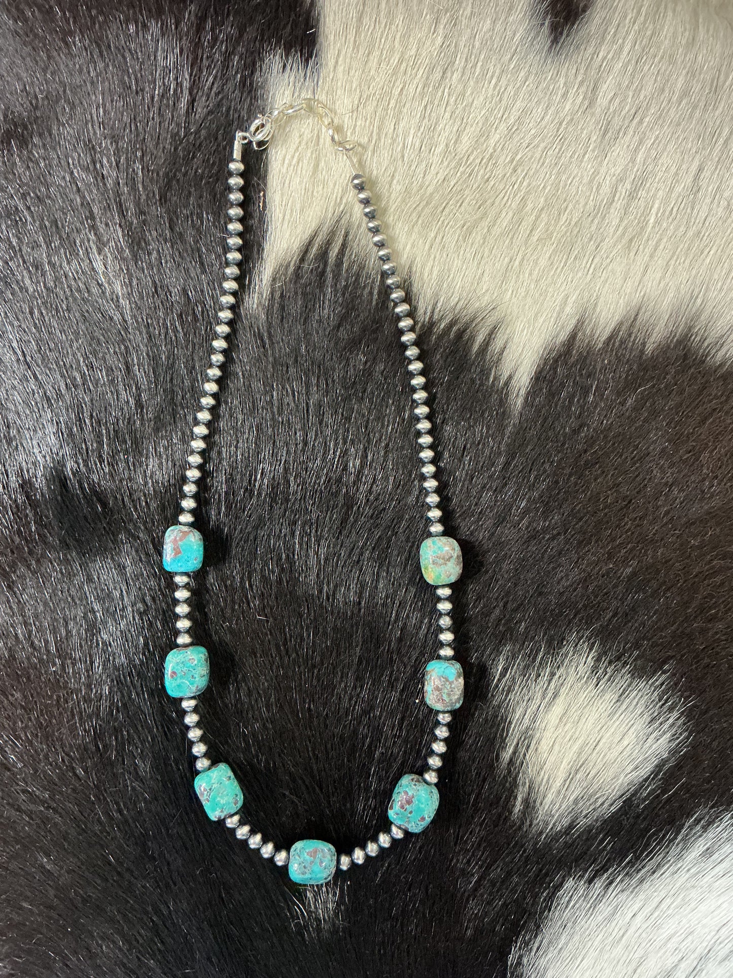 Turquoise Square Necklace