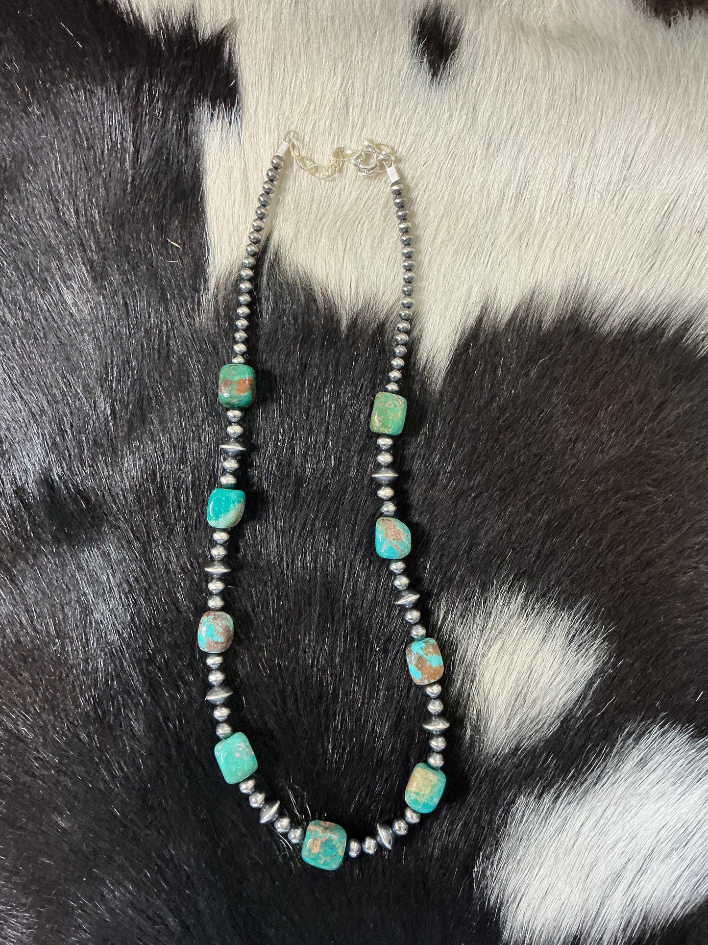 Turquoise Square Necklace