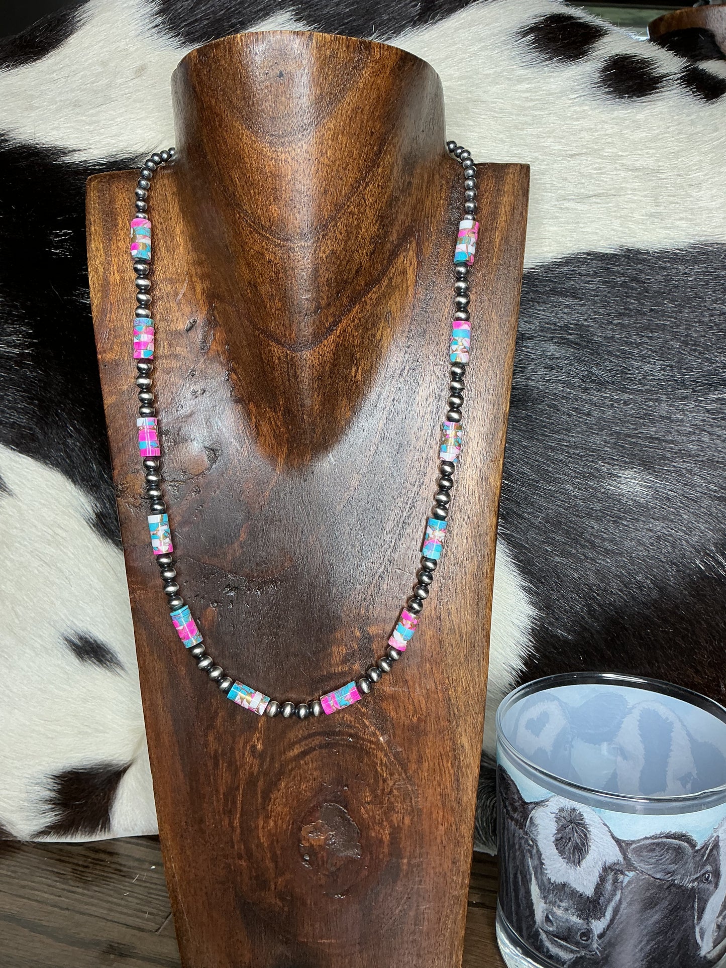 Heshi Cotton Candy Sterling Silver Necklace