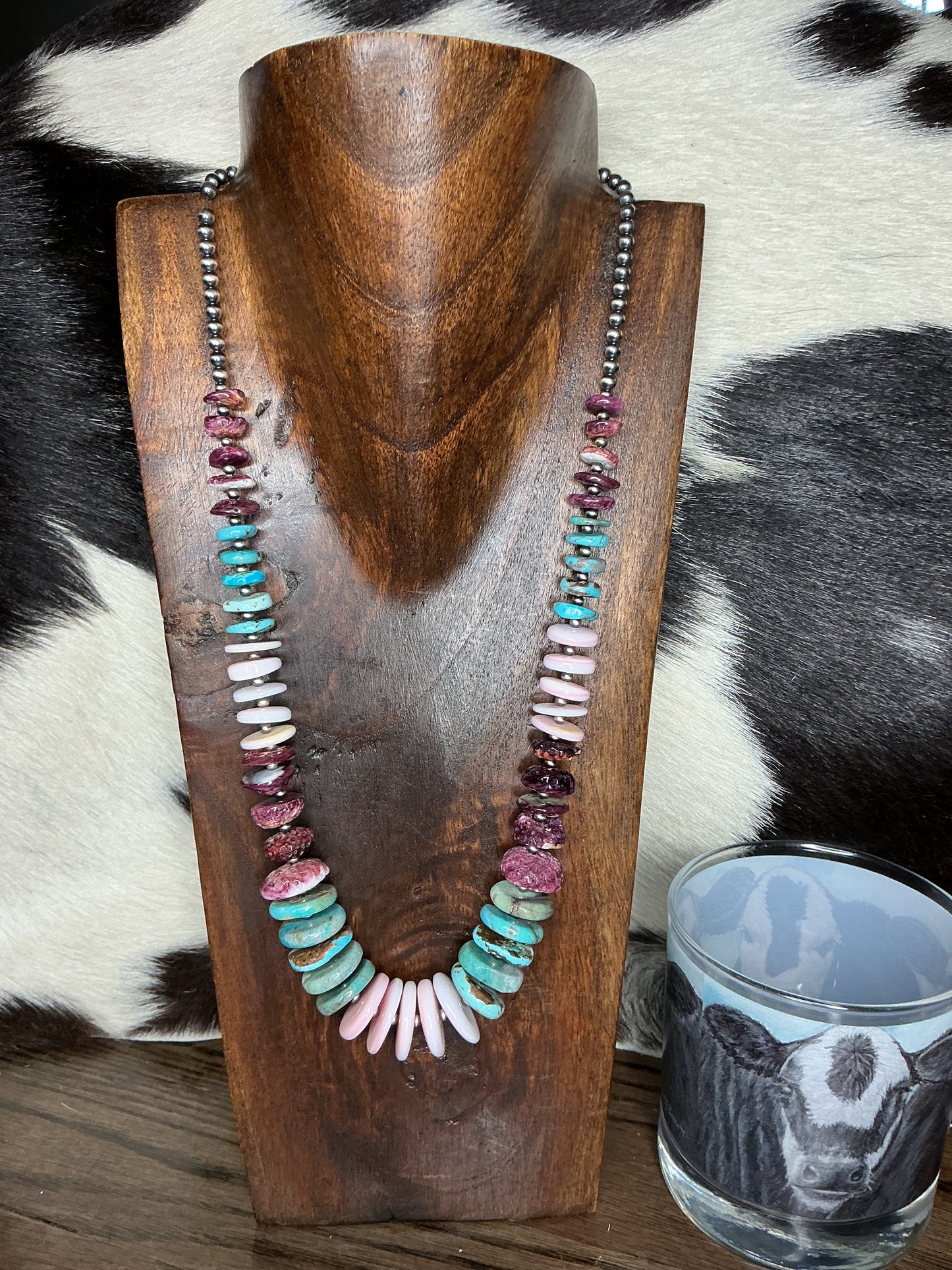 Multi-Stone Sterling Silver Necklace