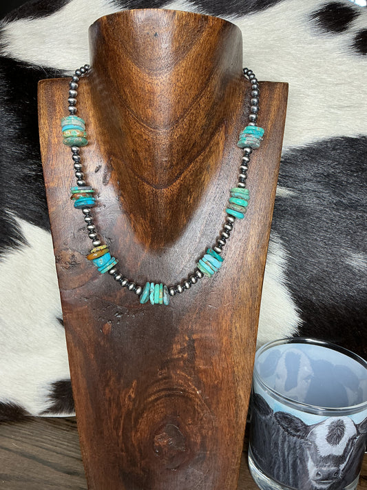 Turquoise Sterling Silver Necklace
