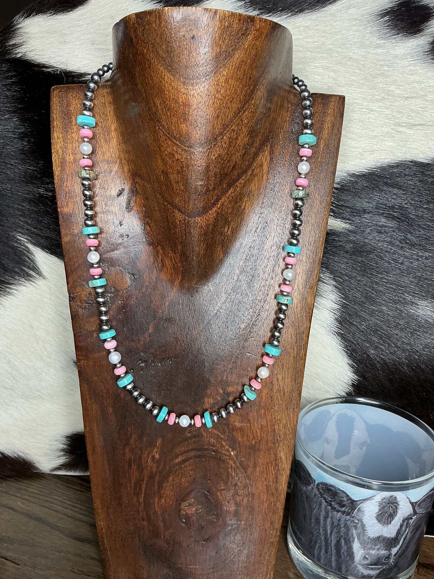 Multi-Stone Sterling Silver Necklace