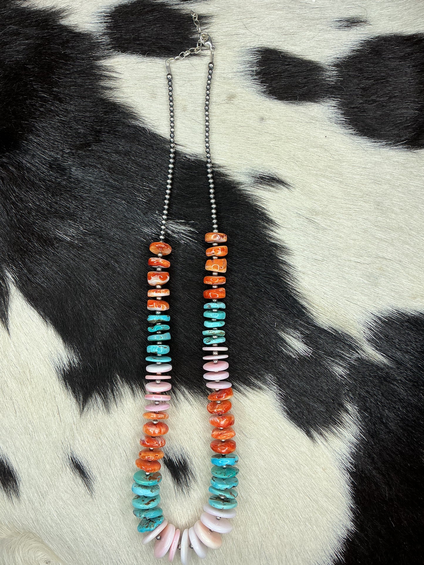 Multi-Stone Sterling Silver Necklace