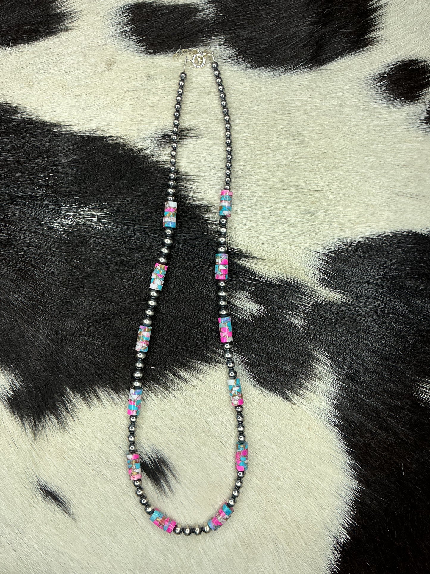 Heshi Cotton Candy Sterling Silver Necklace