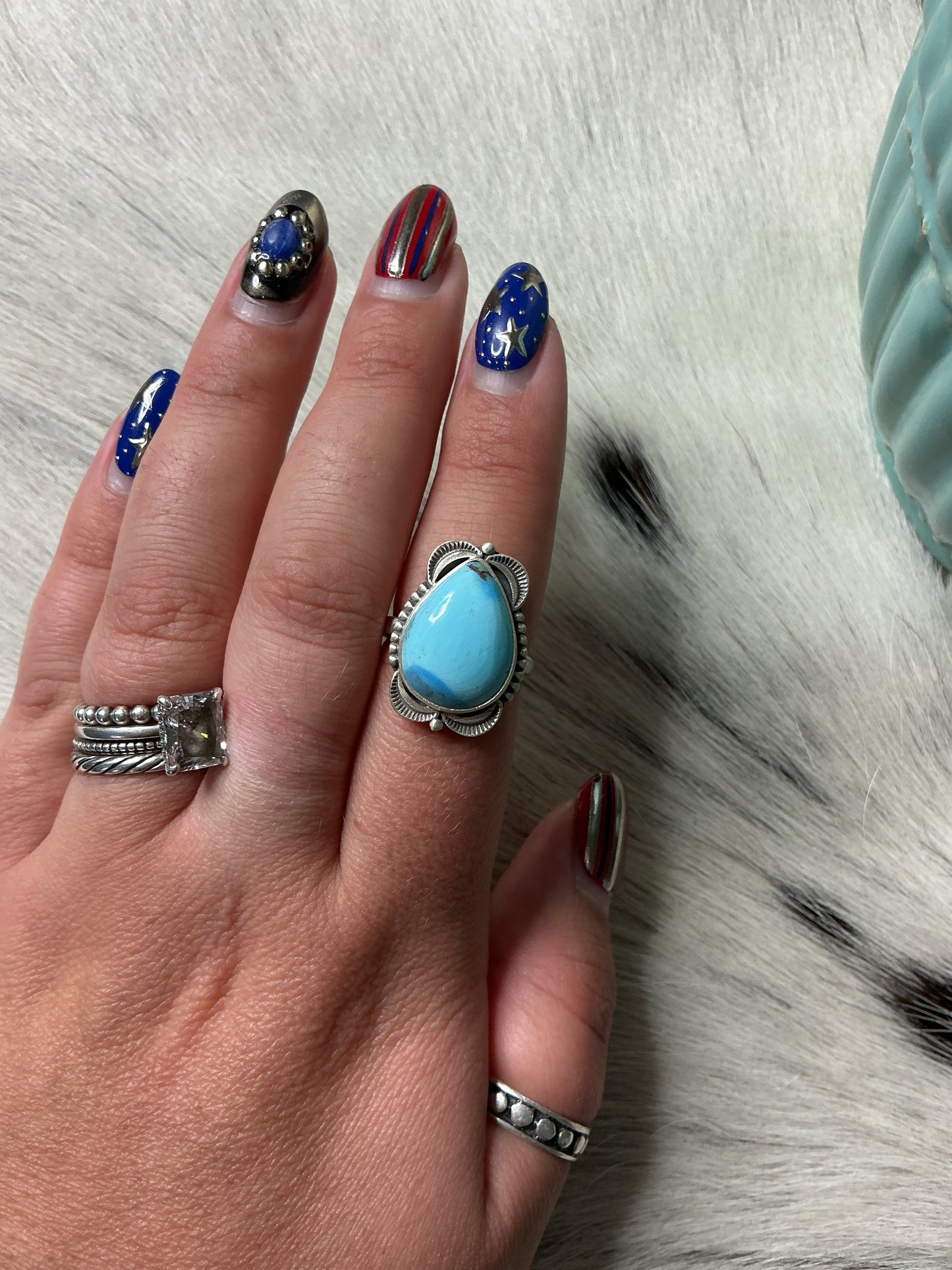 Golden Hills Turquoise Ring