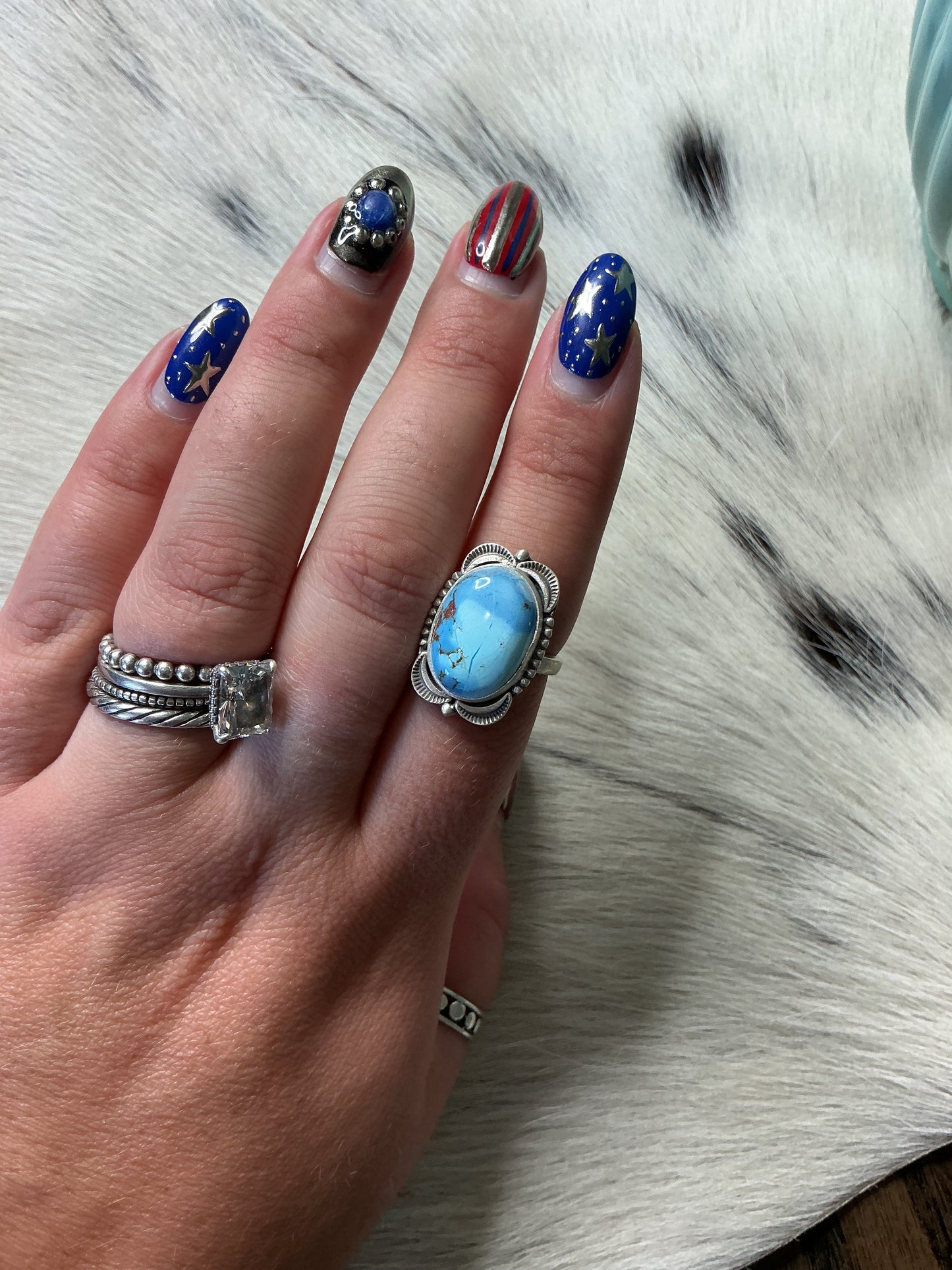 Golden Hills Turquoise Ring
