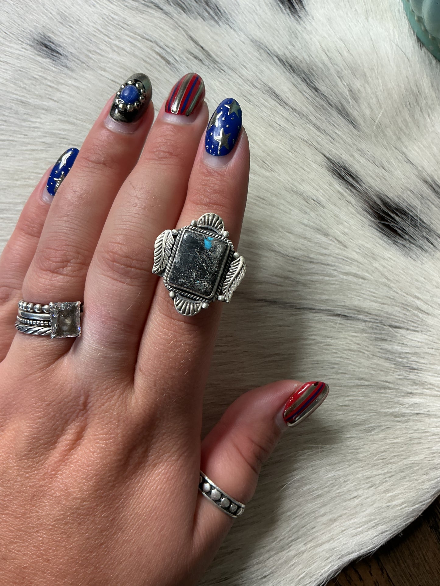 Blue Moon Turquoise Ring