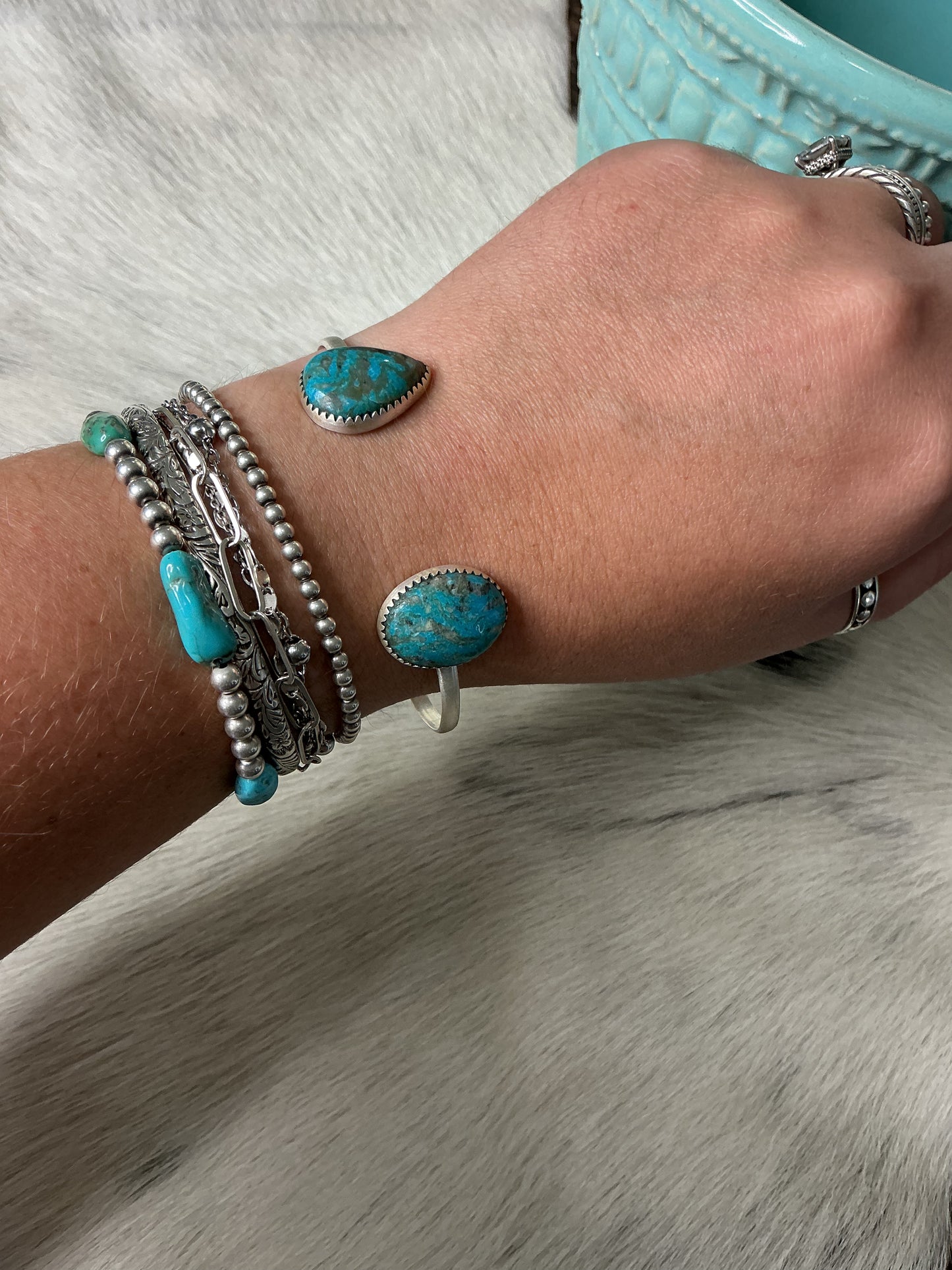 Ithaca Peak Turquoise Cuff