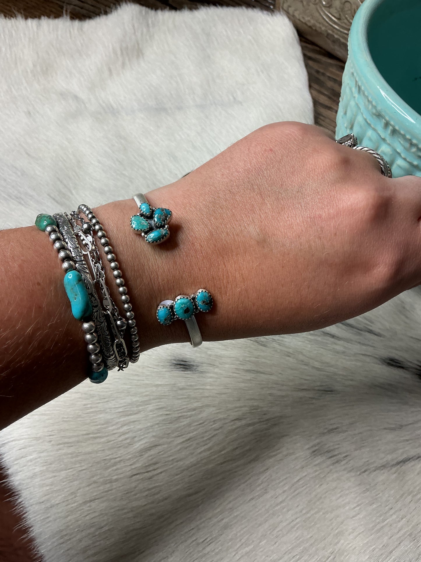 Turquoise Open Cuff