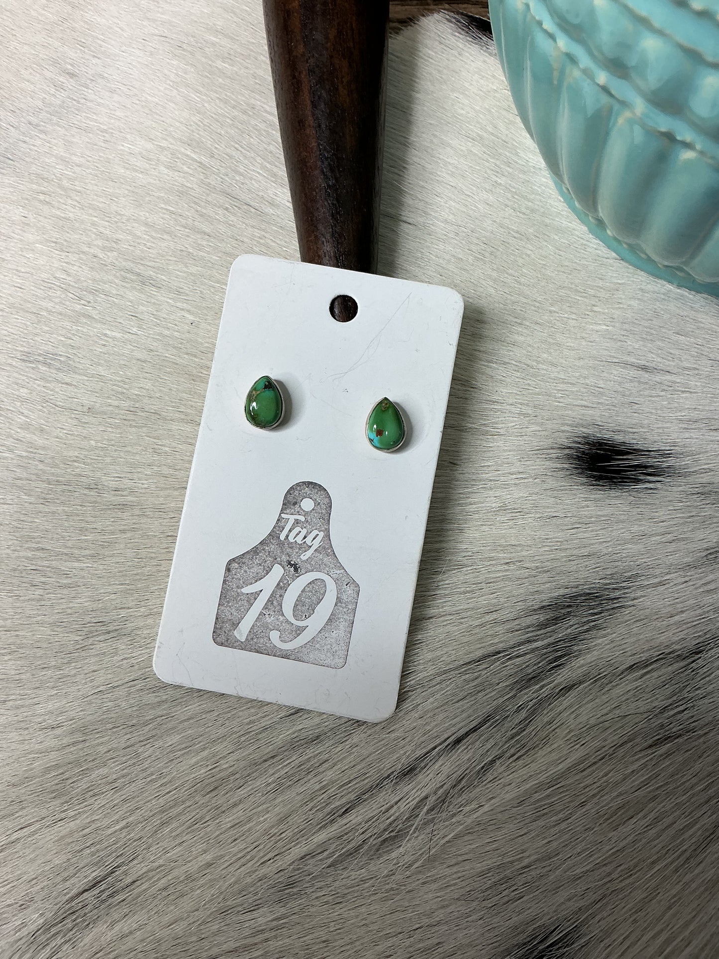 Sonoran Mountain Turquoise Stud Earrings