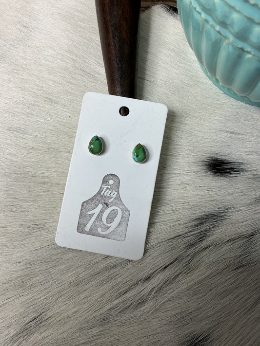 Sonoran Mountain Turquoise Stud Earrings