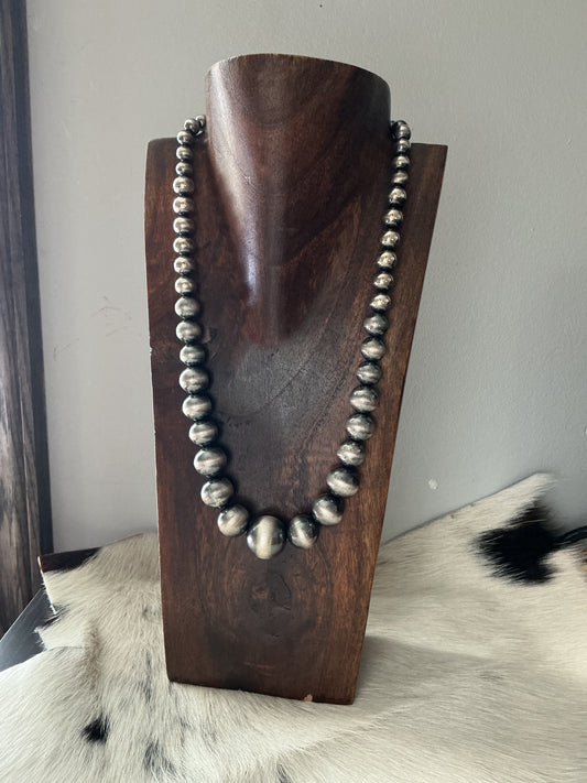 8-18mm Silver Plated Copper Pearls