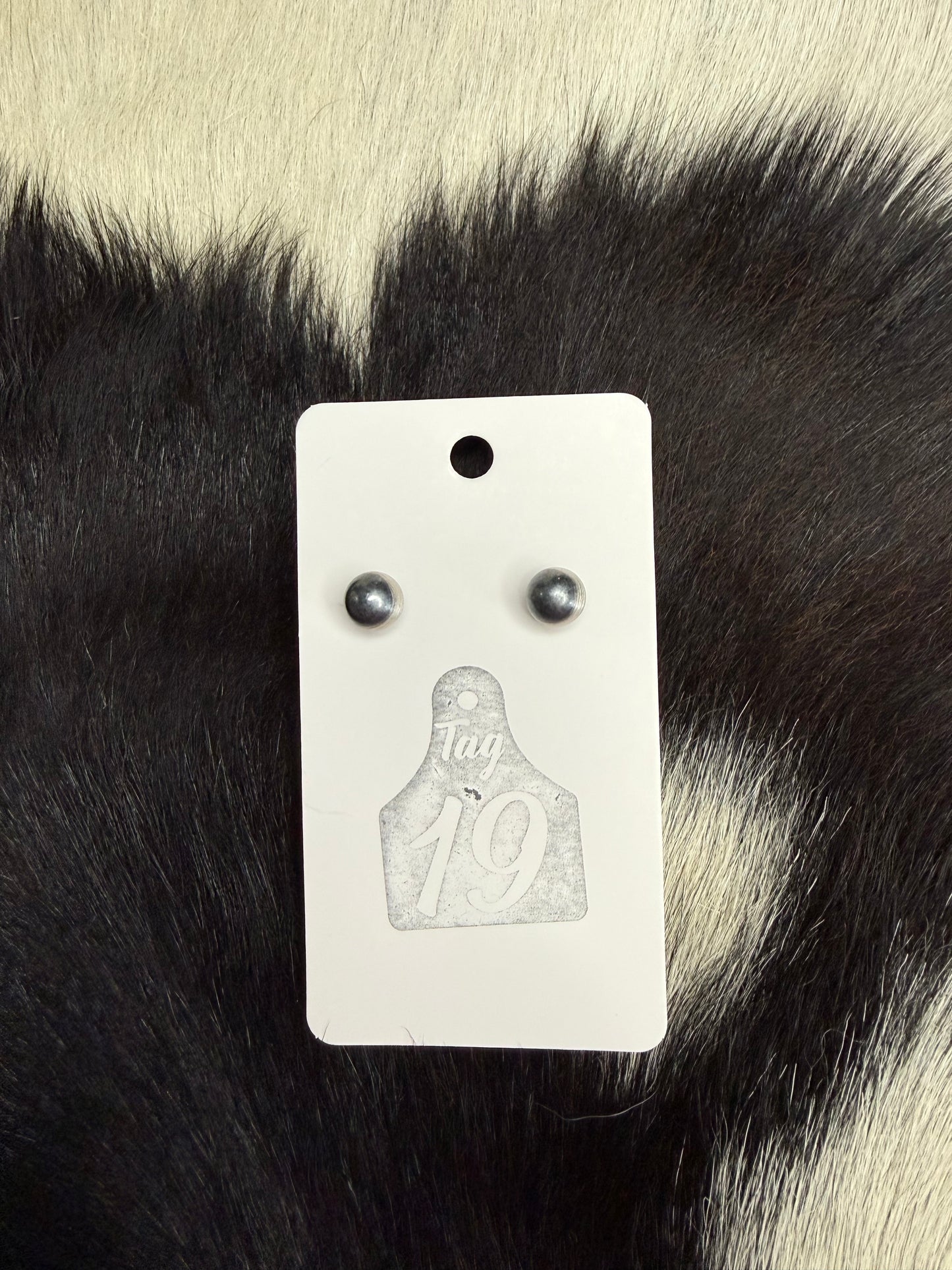 8mm Sterling Silver Studs
