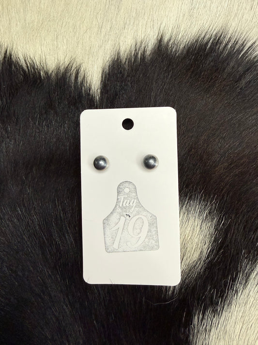 8mm Sterling Silver Studs