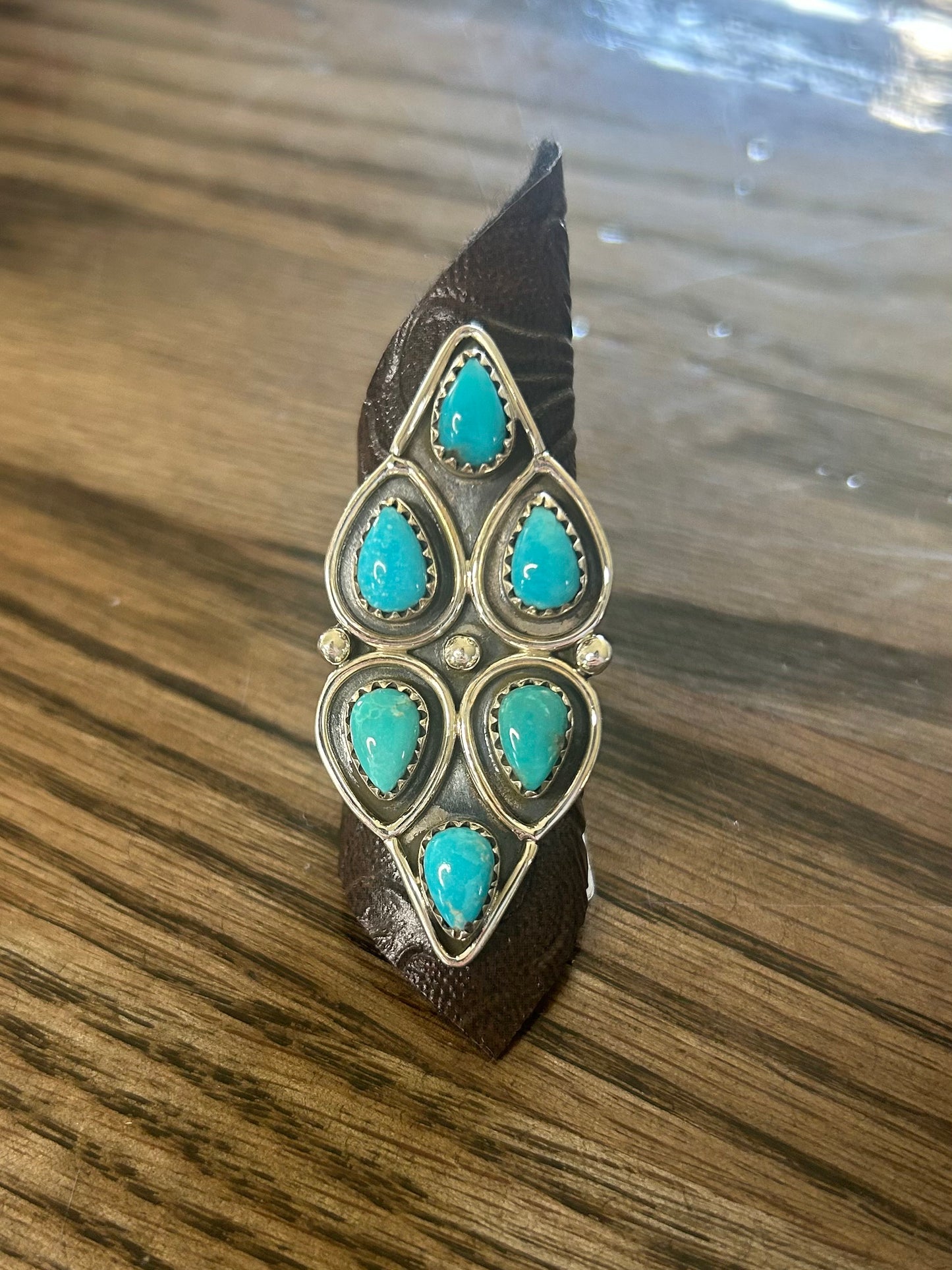 6 Stone Turquoise Ring