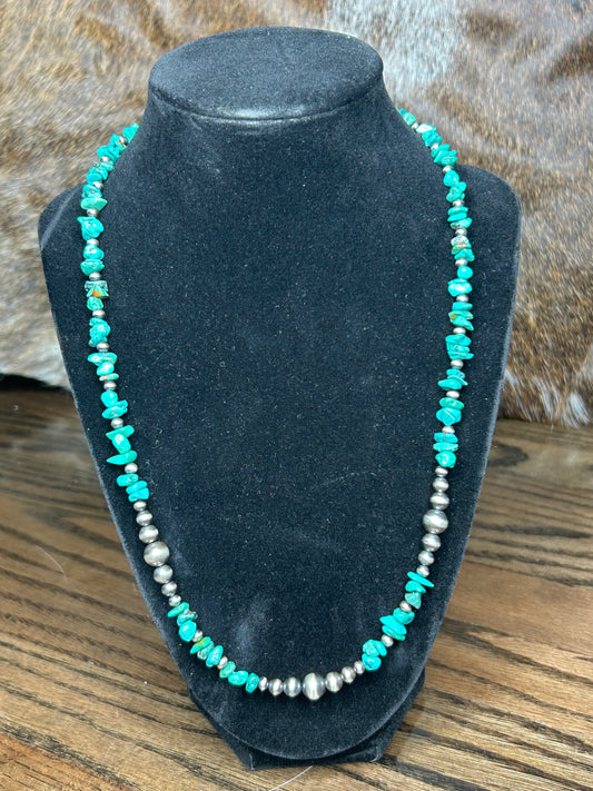 Turquoise Nugget Necklace