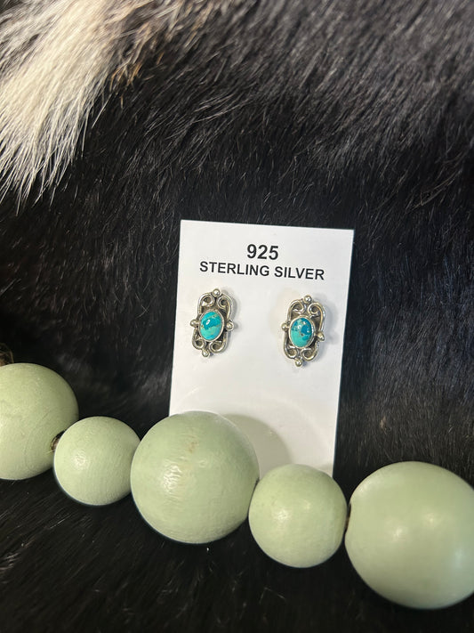 Turquoise Stud Earrings