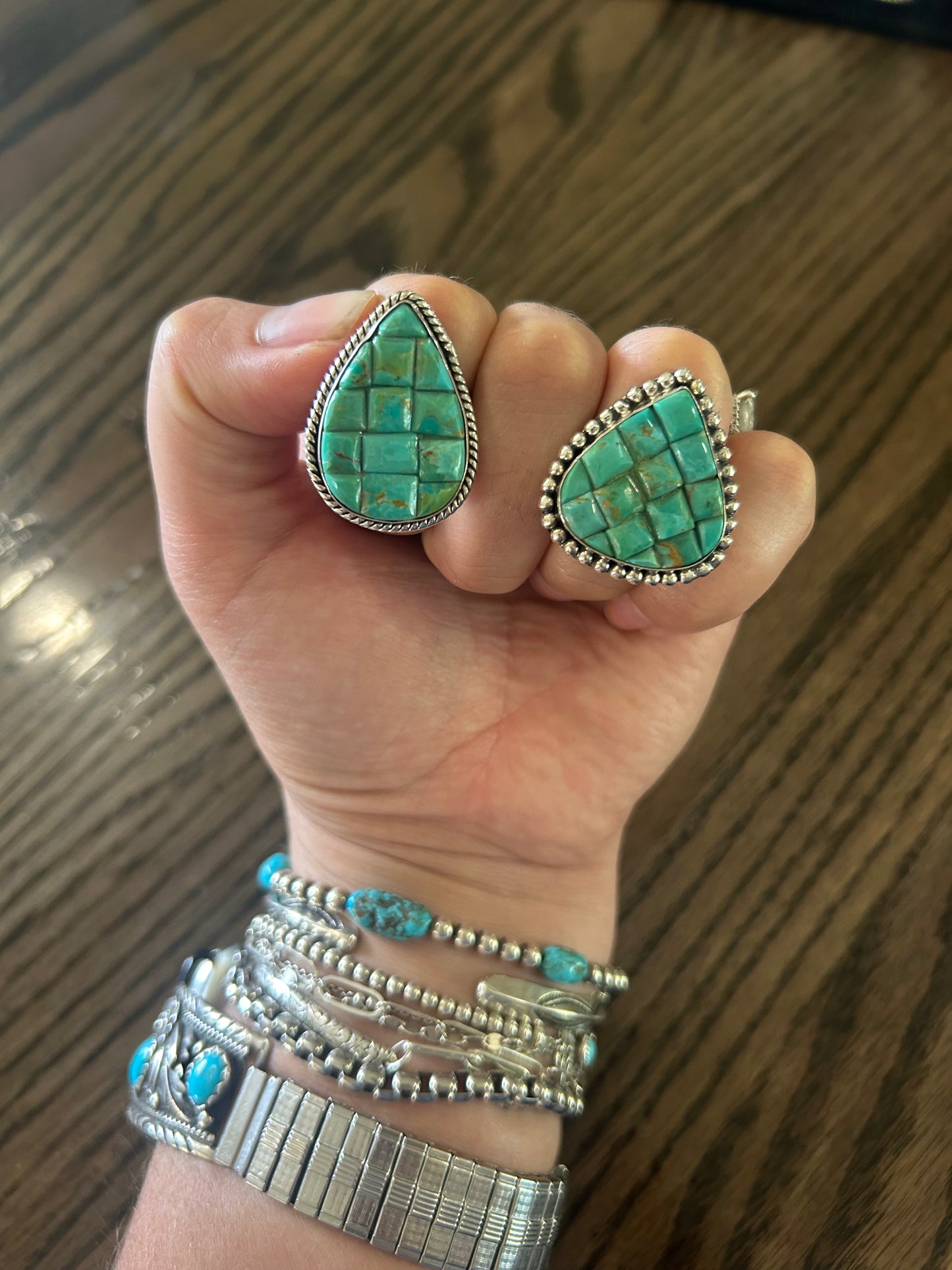 Cobblestone Mohave Turquoise Ring