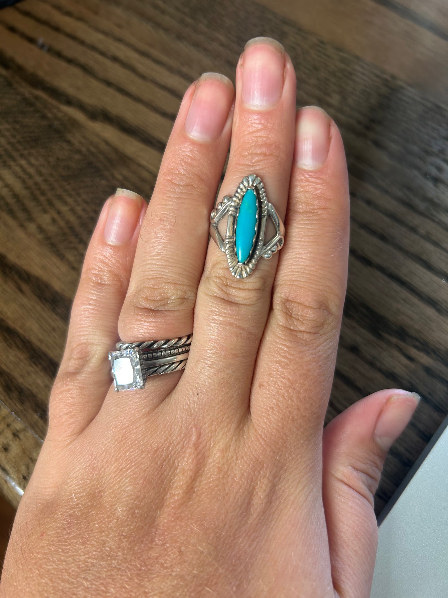 Vintage Turquoise Size 6 Ring