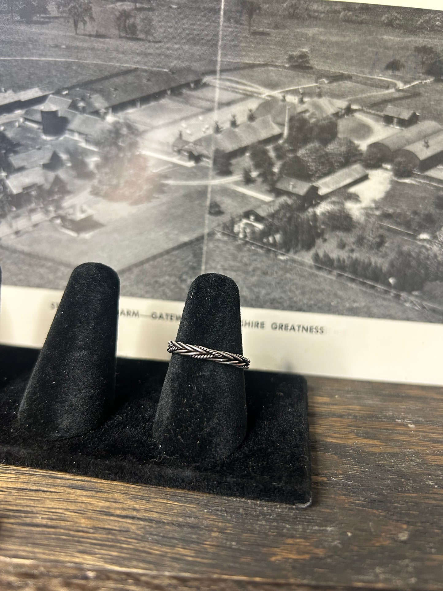 Braided Weave Sterling Silver Stacker Ring