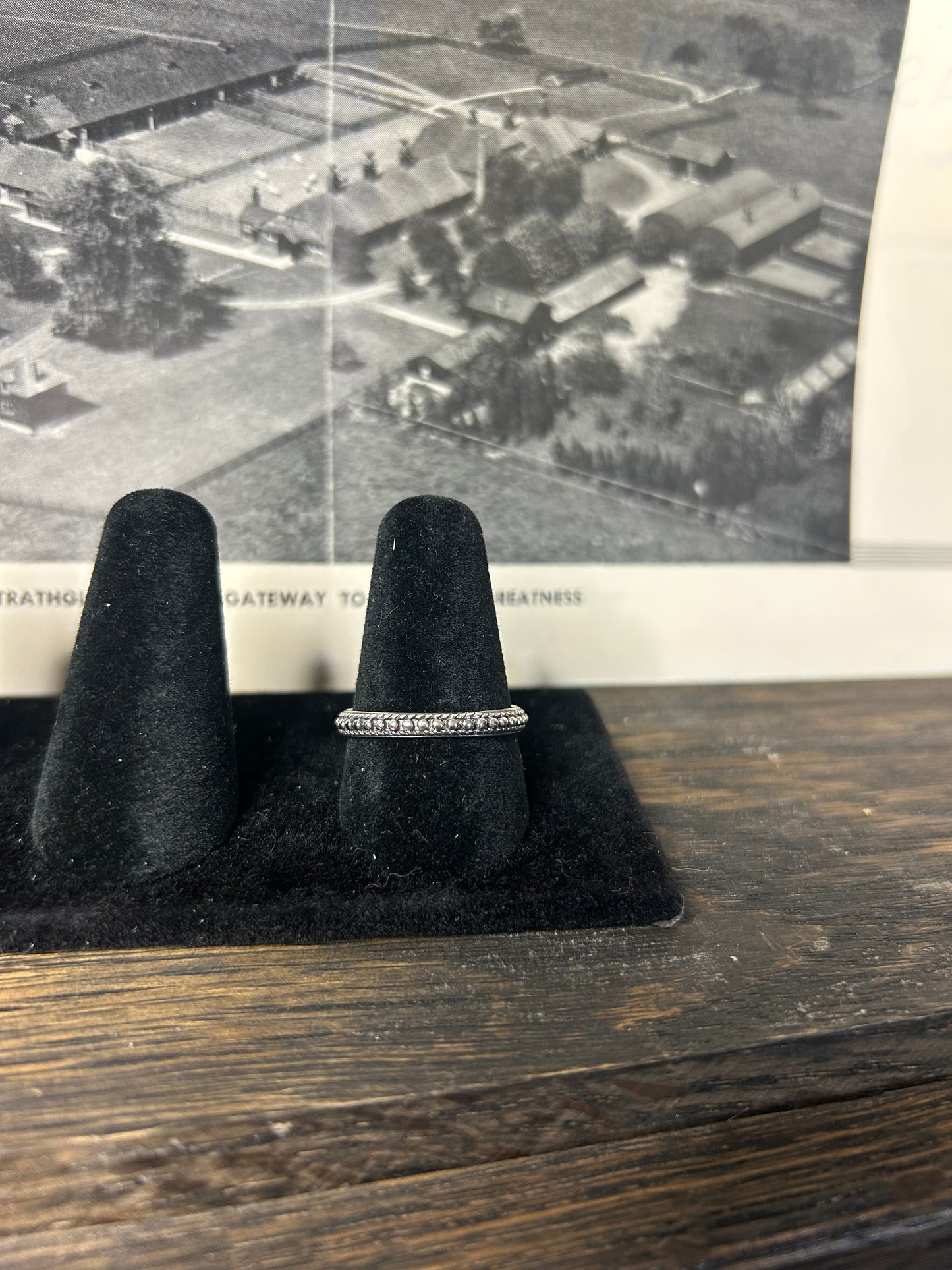 Dainty Dot Sterling Silver Stacker Ring
