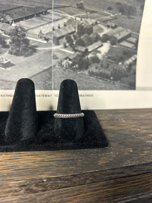 Dainty Dot Sterling Silver Stacker Ring
