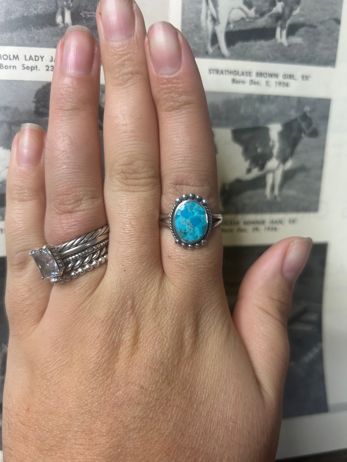 Oval Turquoise Ring