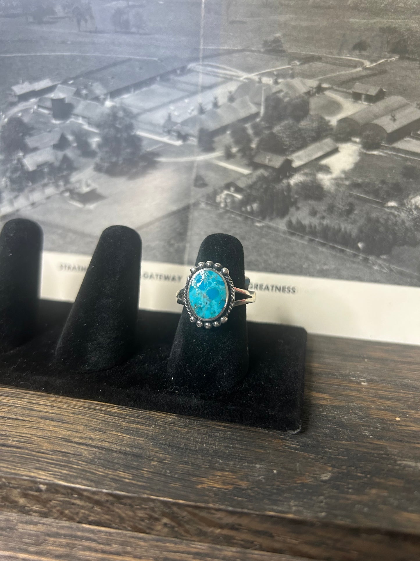 Oval Turquoise Ring