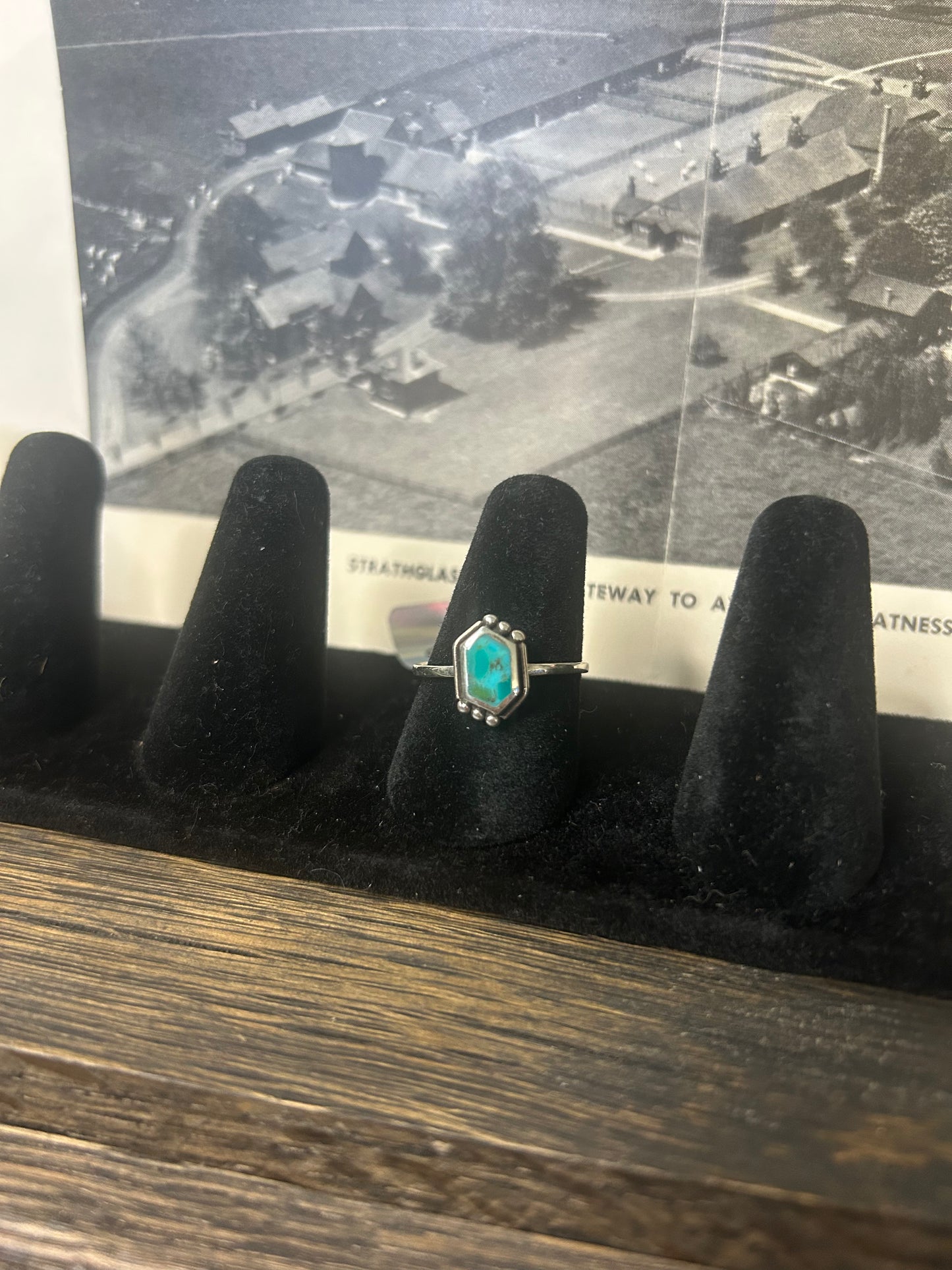 Hexagon Turquoise Ring