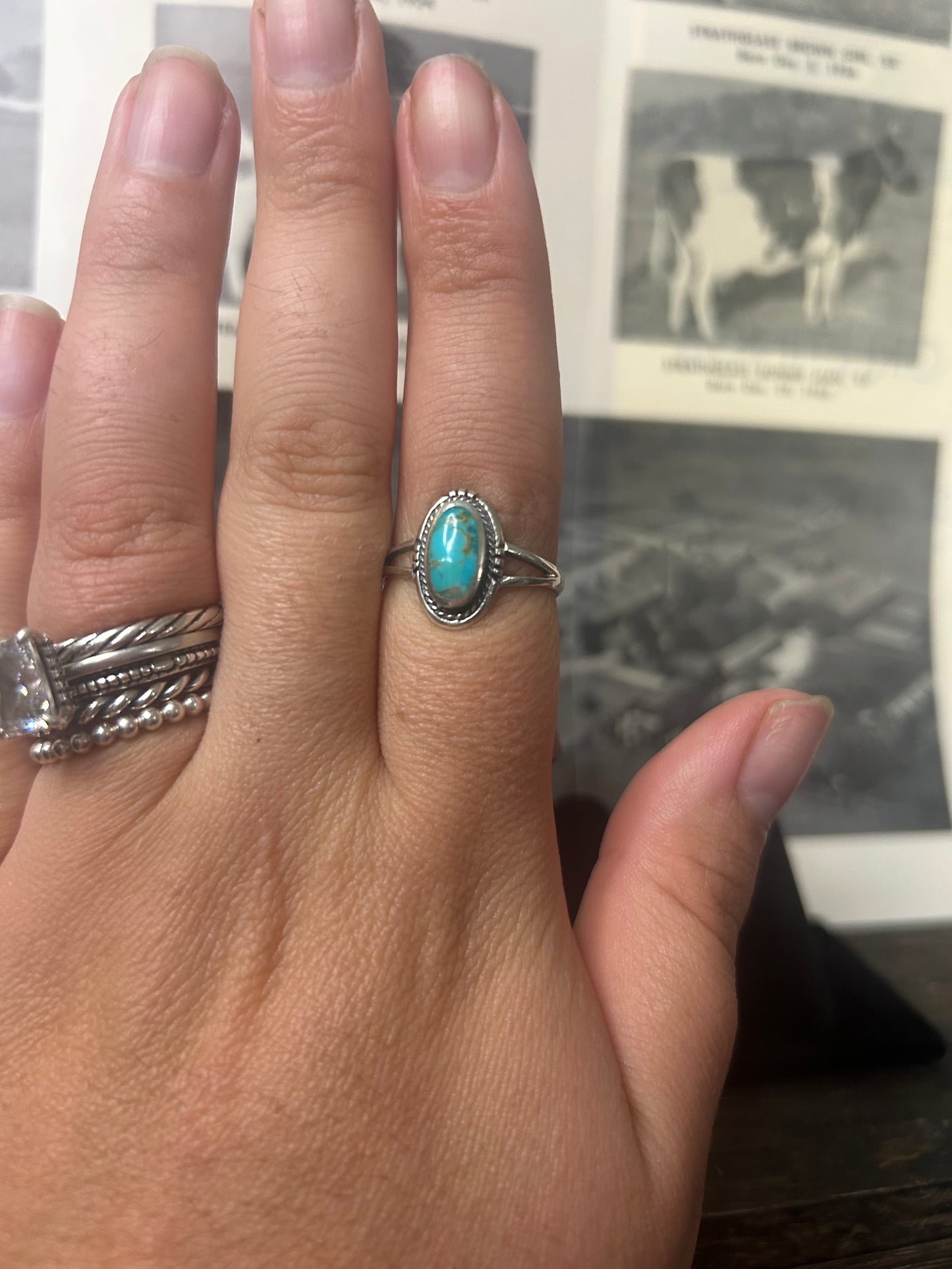 Simple Turquoise Ring