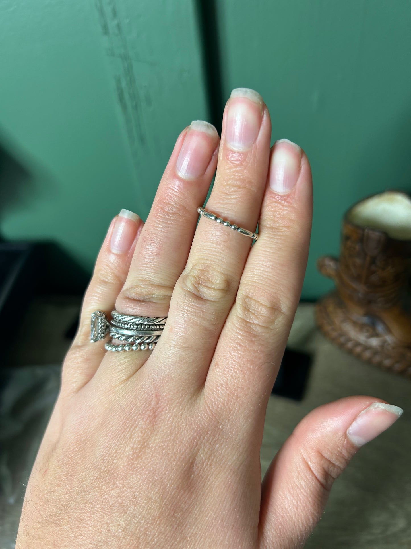 Bar Triple Dot Ring