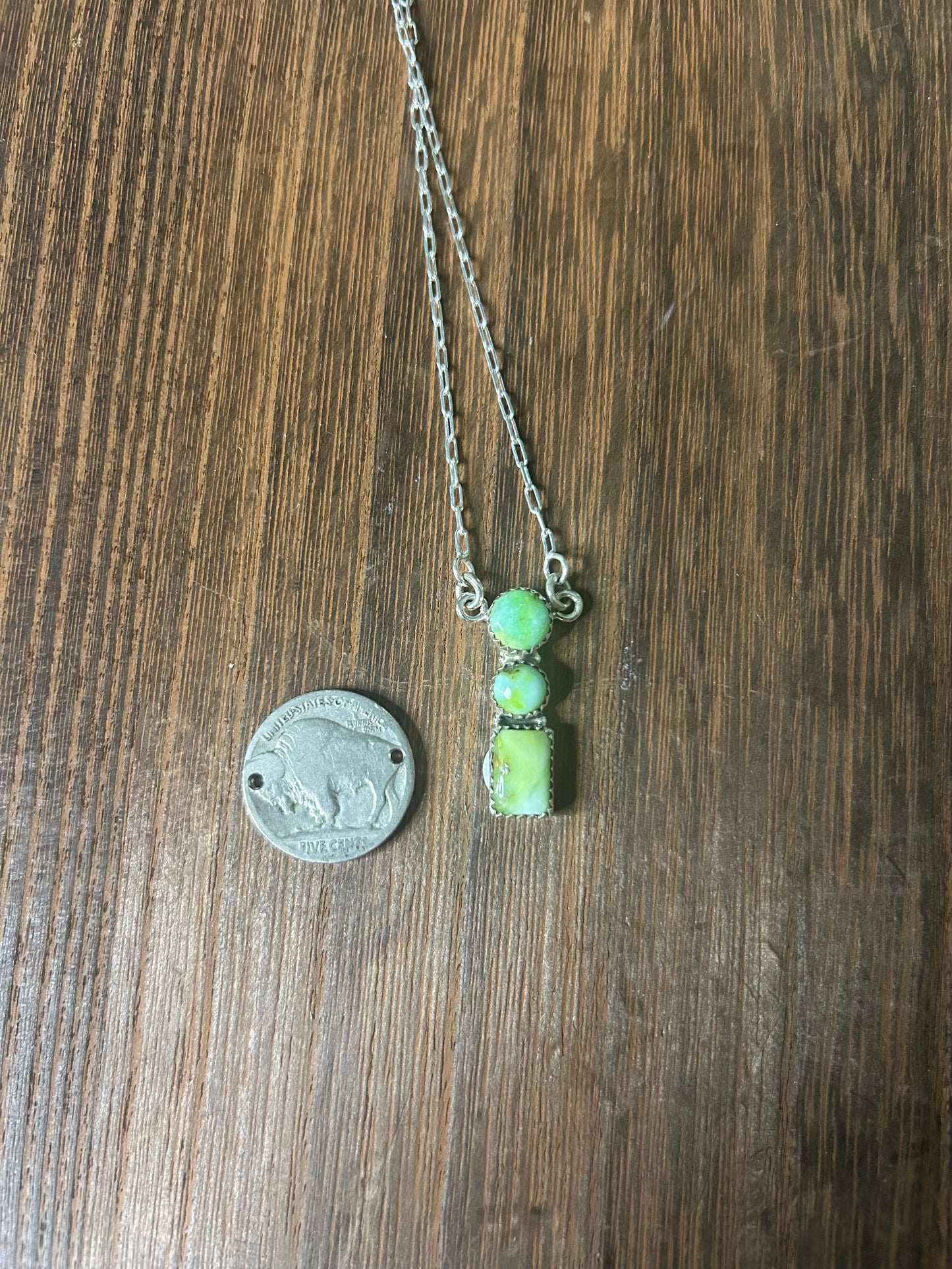 Palomino Triple Stone Chain Necklace