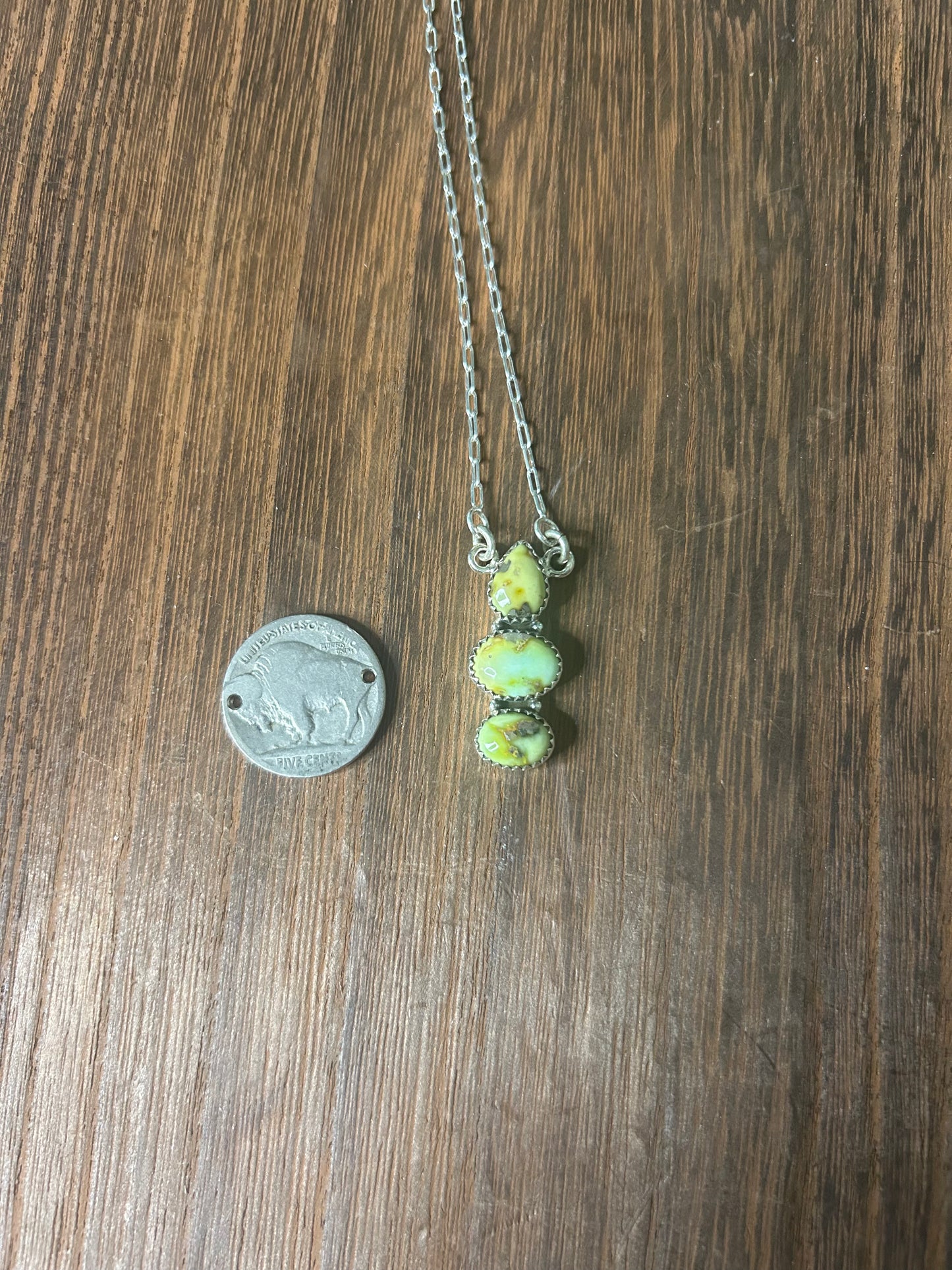 Palomino Triple Stone Chain Necklace