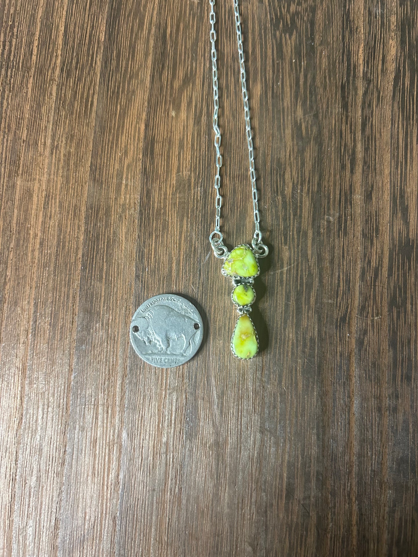 Palomino Triple Stone Chain Necklace