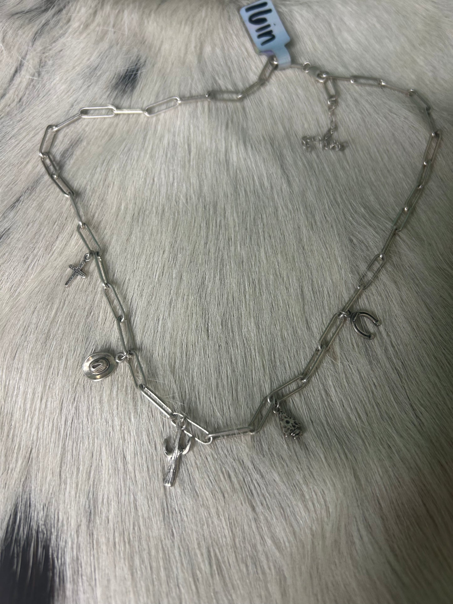 Sterling Silver Charm Necklace