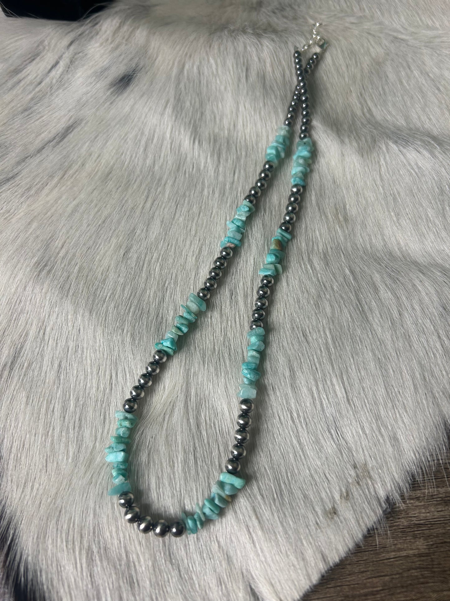 Larimar Chip Necklace