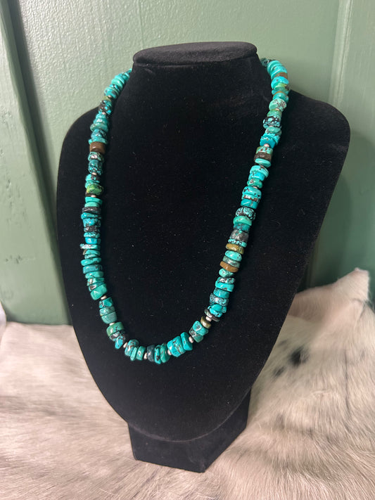 Turquoise Bead Necklace