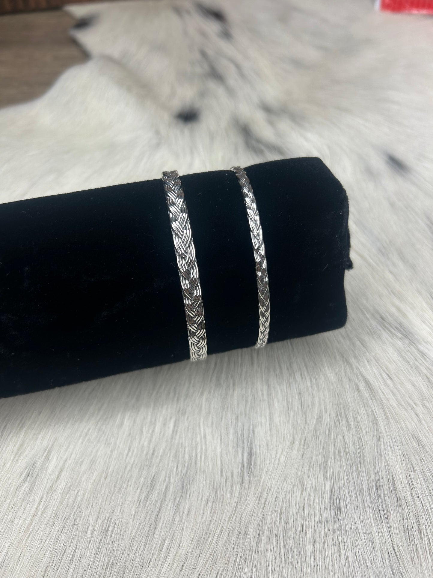 Triple Braid Sterling Silver Cuff